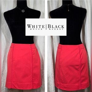 White House Black Market Red Pencil Skirt